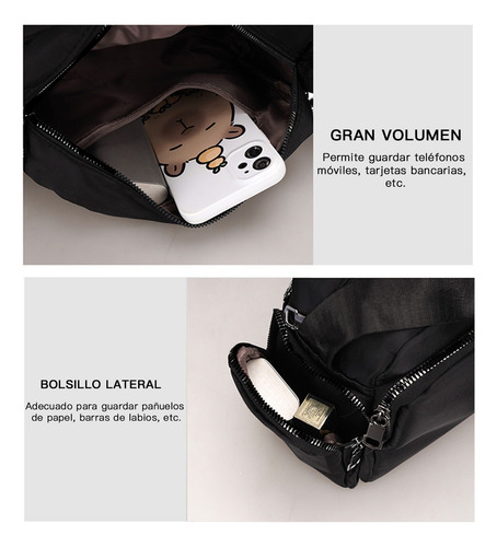 Bolso Mochila Mujer Multifuncional Antirrobo Para Antirrobo