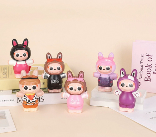 Squishy Labubu Juguete Kawaii Antiestrés X1 Aleatorio