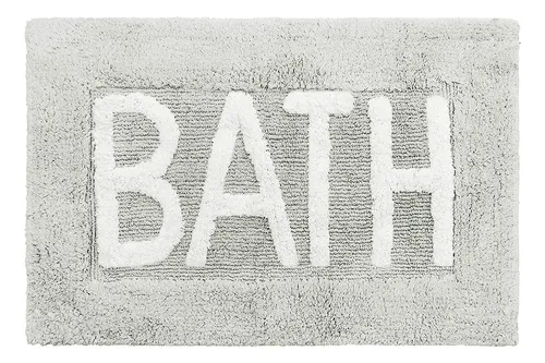 Jean Pierre Cotton Bath Rug - Soft Cotton Bath Mat - Decorac