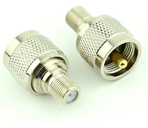 Adaptador Coaxial Coaxial Rf F Hembra A Conector Uhf Macho P