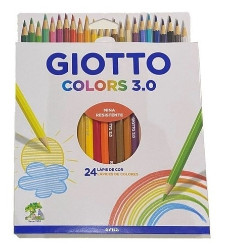 Lapices Giotto 3.0 Caja X  24 Colores