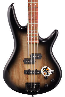 Ibanez Gsr200sm 4-string Spalted Maple Bass Guitar, Natu Eea