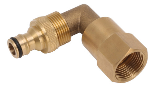 Adaptador De Codo De Manguera De Jardín De Latón De 90 Grado