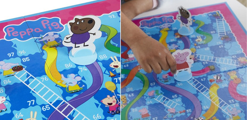 Jogo Peppa Pig Chutes And Ladders - Hasbro+365 Atividades