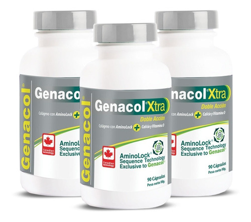 Colágeno Genacol Xtra ( Pack De 3 Unidades )