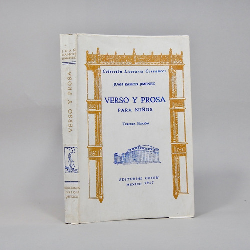 Verso Y Prosa Para Niños Juan Ramón Jiménez 1957 Ak4