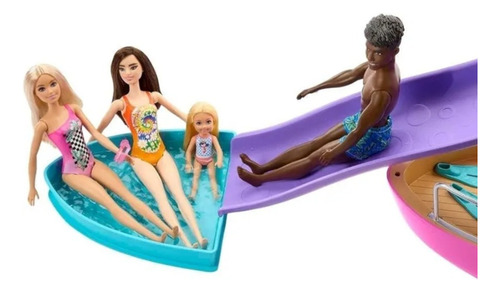 Barbie Set De Juego Bote
