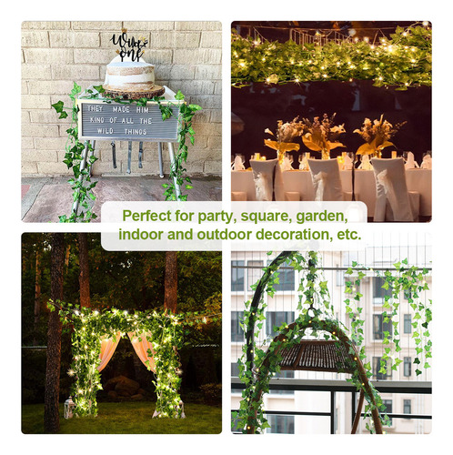 A String Light String Fake Vine Leds Garland Leaf Plants