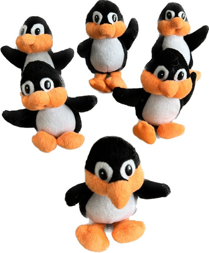 Pinguinos De Peluche X 6 Unidades