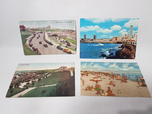 Antiguas Postales Y Guía Mar Del Plata Lote X 10 Mag 58694 (Usado)