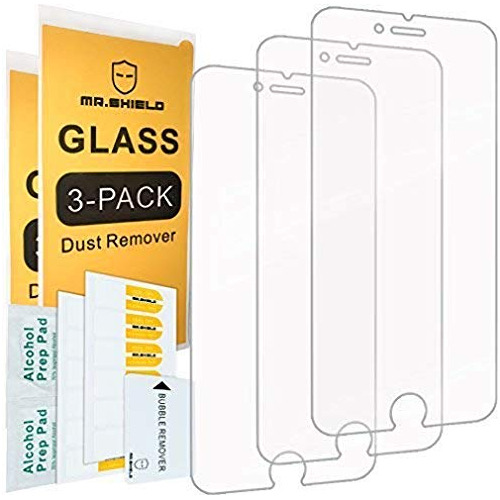 3 Pack Protector Visualizacion Vidrio Templado Mr Shield