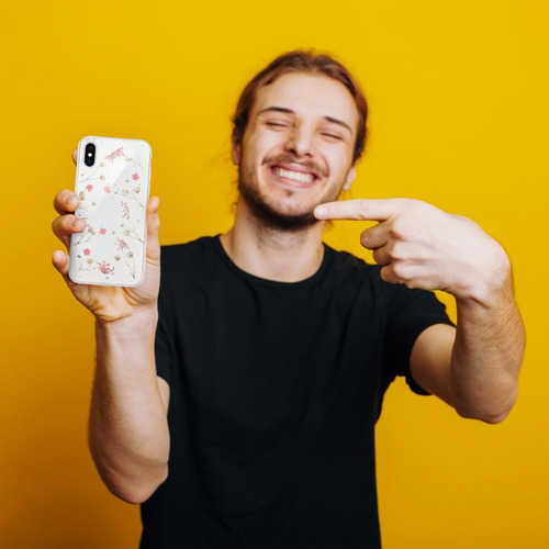 Elegante Funda Con Diseño De Flores Preservadas Para iPhone
