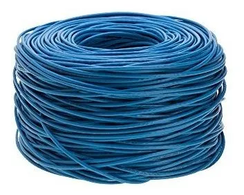 Cable De Red Cat5e Azul 24awg Utp - Bobina De Cable Ethernet