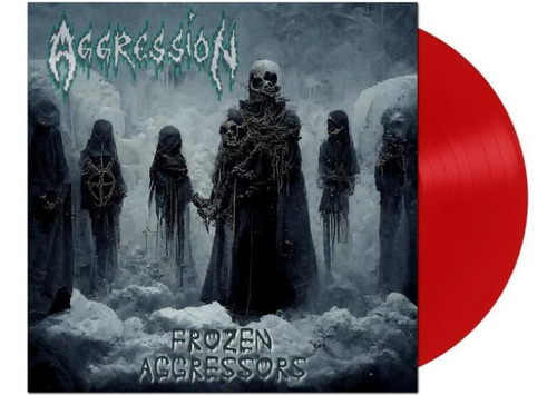 Aggression Frozen Aggressors - Red Colored Vinyl Limited Lp