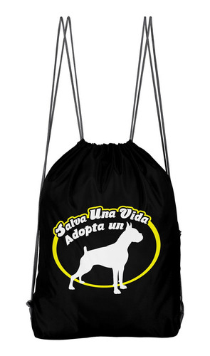 Bolso Deportivo Salva Una Vida Adopta (d0198 Boleto.store)