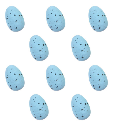 S 10 Piezas De Huevos De Pascua De Plástico Coloridos De Sim