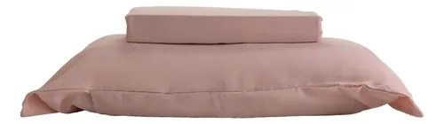 Jogo Cama Saphira Queen Toque 300 Fios Rosa Poliéster - Lyor