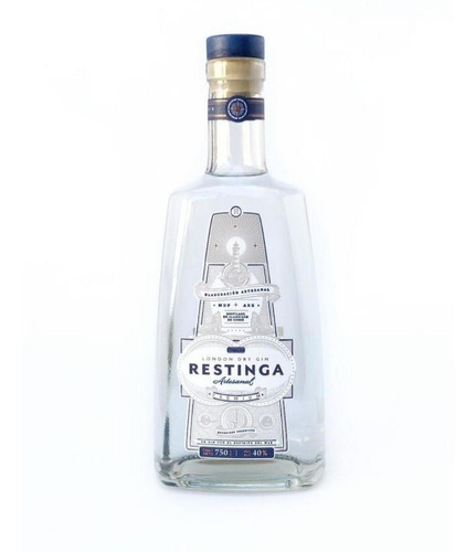 Gin Artesanal Restinga London Dry Handcrafted X700cc 