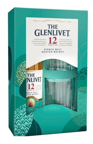 Whisky The Glenlivet 12 Anos 700ml - 40% + 2 Copos