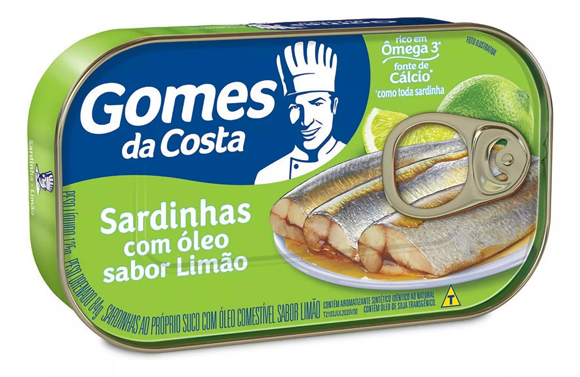 Terceira imagem para pesquisa de sardinha gomes da costa