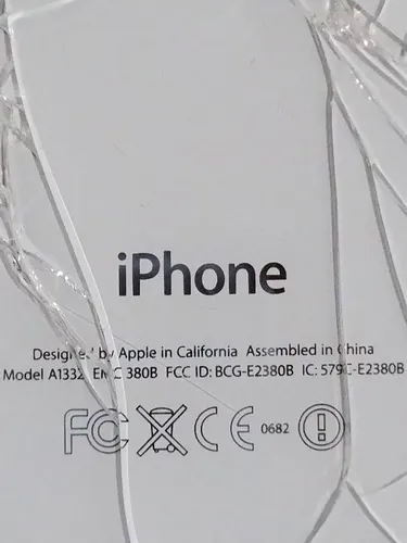 Teléfono Apple iPhone 4, Modelo A1332, Blanco Repuestos Part (Usado)