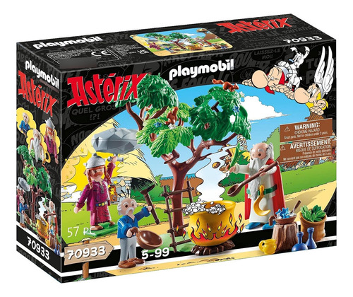 Playmobil Astérix: Panorámix Con El Caldero De La Poción