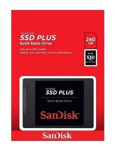 Hd Ssd Sandisk Plus 240 Gb Sata 6gb/s + Caddy 12.7mm