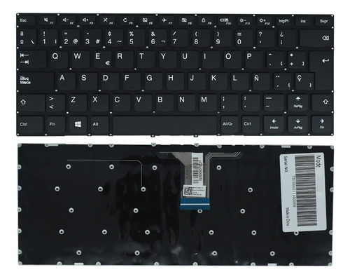 Teclado Para Lenovo 310s-14isk 510s-14ikb 710s-14 Gris Oscuro Español España