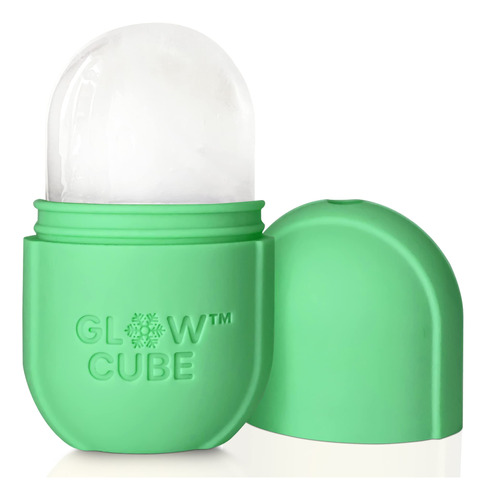 Ice Roller Glow Cube Para Rostro, Ojos Y Cuello (verde)