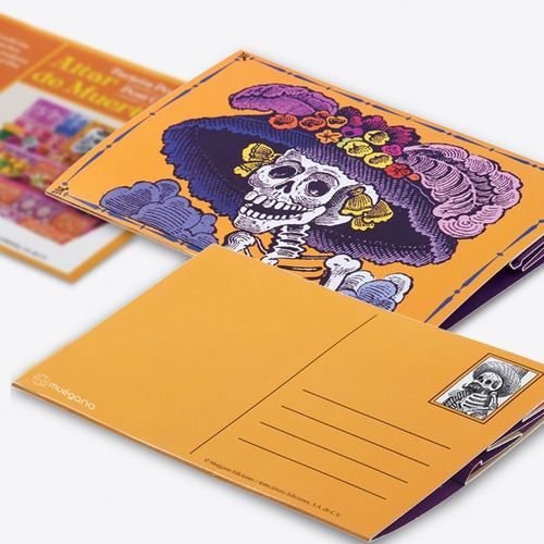 Imagen 2 de 5 de Postal Popup Altar Ofrenda Del Día De Muertos - 25 Pack