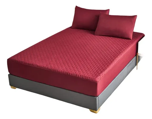Cubrecolchon Completo Cama King Impermeable+2 Funda Almohada