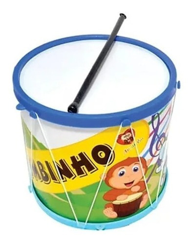 Imagem 2 de 2 de 3 Bumbinho Com Baqueta Brinquedo - Pandeirola Infantil