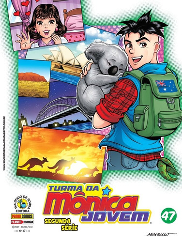 Turma da Mônica Jovem Reedição Vol. 47, de Mauricio de Sousa. Editora Panini Brasil LTDA, capa mole em português, 2021