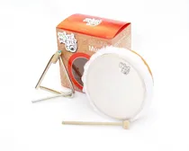Comprar Kit Instrumentos Musicales Percusion Tambor Eco Y Triangulo