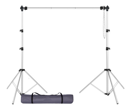 Suporte Para Fundo Fotográfico Com Encaixe Para Tubo E Bolsa