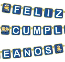 Comprar Banderin Movil Feliz Cumpleaños Mi Villano Favorito 4 Minion
