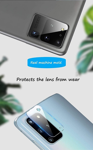 Imagen 6 de 10 de Protector Lente De Camara Galaxy S20 / S20 Plus / S20 Ultra