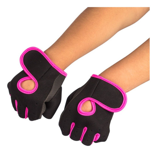 Guantes Para Levantar Peso - Entrenamiento Rosado