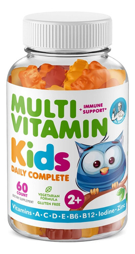 Multivitaminico P/niños Folato +vit A, B ,e, C Y+ 60 Gomitas