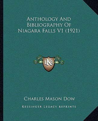 Libro Anthology And Bibliography Of Niagara Falls V1 (192...