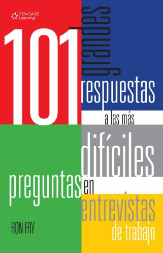 Libro 101 Respuestas A Las Más Difíciles Preguntas En Entrev