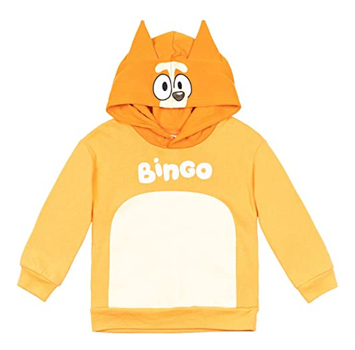 Sudadera Con Capucha Bluey Bingo Para Niños Pequeños 6