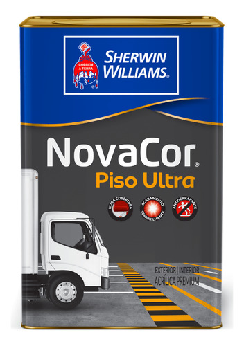Tinta Novacor Piso Ultra Premium 18l - Sherwin Williams