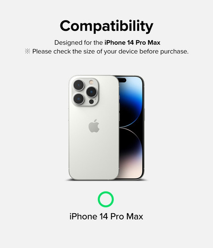 Imagen 2 de 10 de Vidrio Templado Ringke Para iPhone 14 Pro Max Full Cover