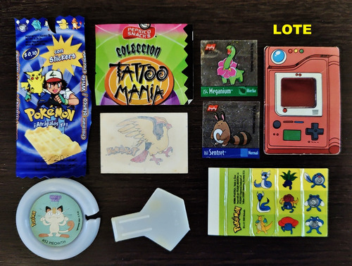 Lote Surtido Promos Pokemon Bagley Pepsico Arcor 