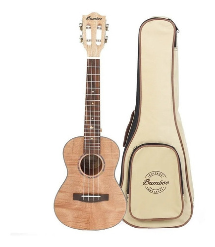 Ukulele Bamboo Concierto The Fairy Bu-23-ruk + Funda 