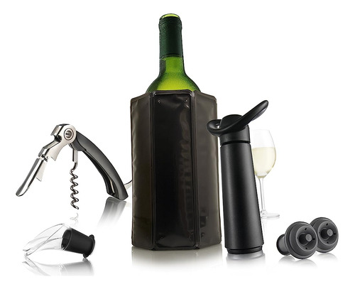 Vac-u-vin Special Edition Wine Essentials Giftset, Estándar,