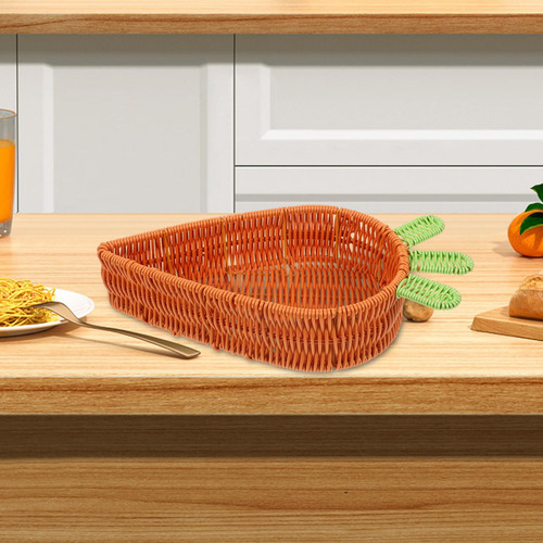 Rattan Almacenamiento De Vegetales Cesta Rattan Woven Fiesta