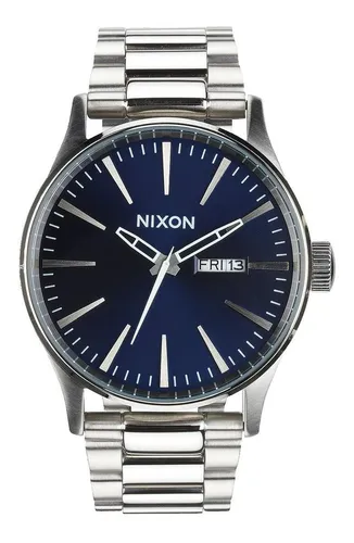 Reloj nixon plateado hot sale