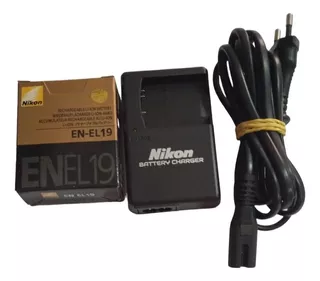 Nikon En-el19+carregador S33 S100 S3600 S4100 S6800 S5200 Nf